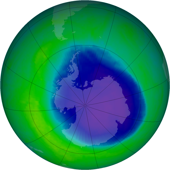 Ozone Map 2001-11-13
